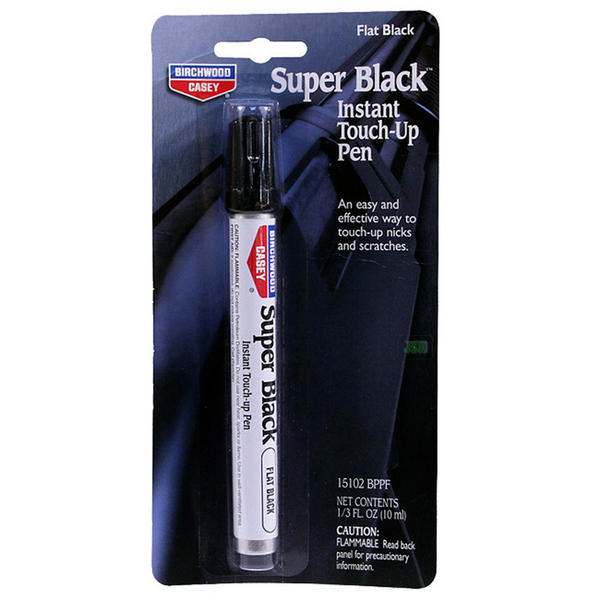 Birchwood Casey Super Black Touch Up Pen Flat Black 10ml [15112