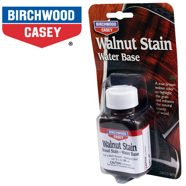View Item Birchwood Casey Walnut Wood Stain 3 oz 90ml Plastic Bottle 24123