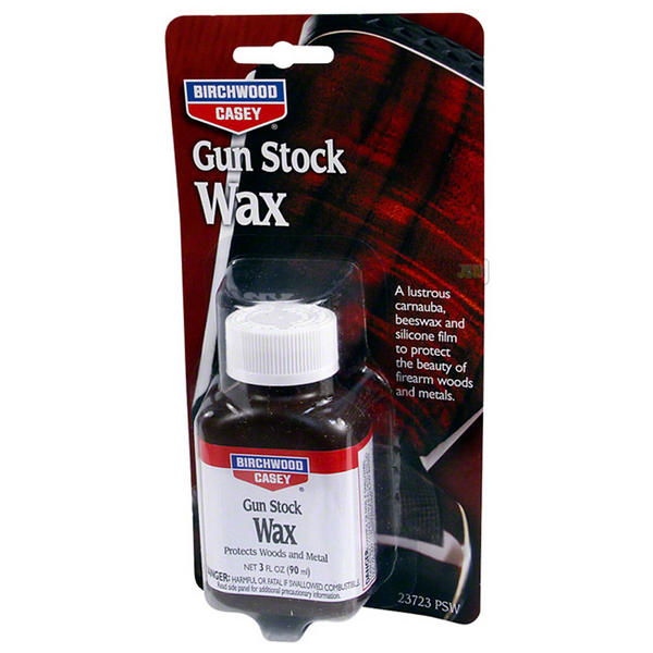 Birchwood Casey Gun Stock Wax 3 oz 90ml Plastic Bottle 23723 Wood