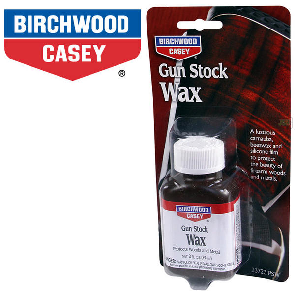 View Item Birchwood Casey Gun Stock Wax 3 oz 90ml Plastic Bottle 23723