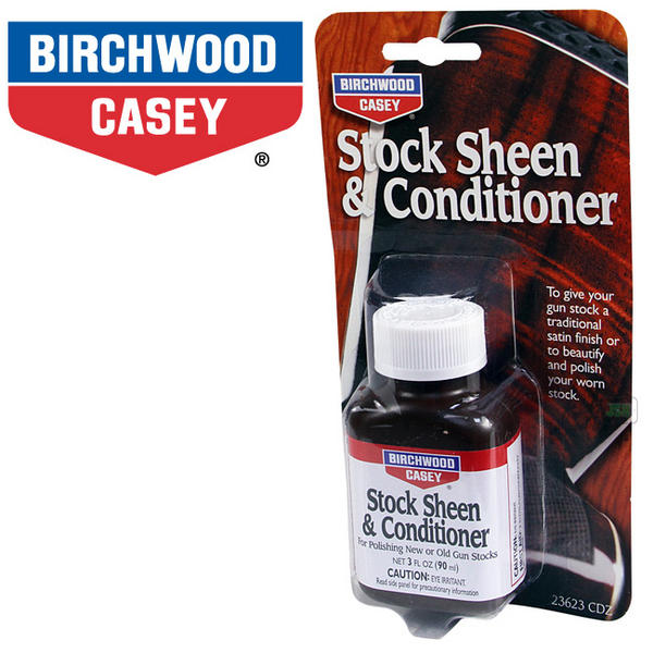 View Item Birchwood Casey Stock Sheen & Conditioner 3 FL OZ 90ml Plastic Bottle 23623