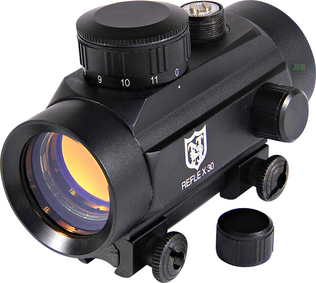 Nikko Stirling 30mm RED DOT POINT SIGHT 11mm Mount Air Rifle Pistol
