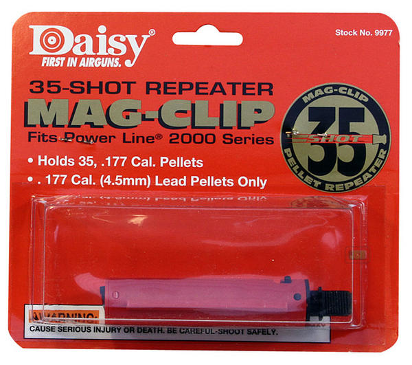 View Item Daisy 2000 2001 2002 2003 35 Shot .177 Pellet Spare Magazine Clip #9977