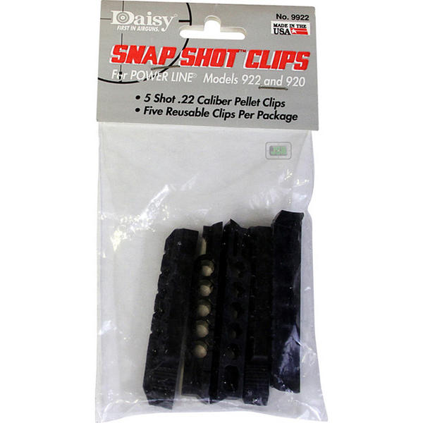 View Item Daisy 922 920 .22 Pellet Spare Magazines Clips [5 Pack] #9922