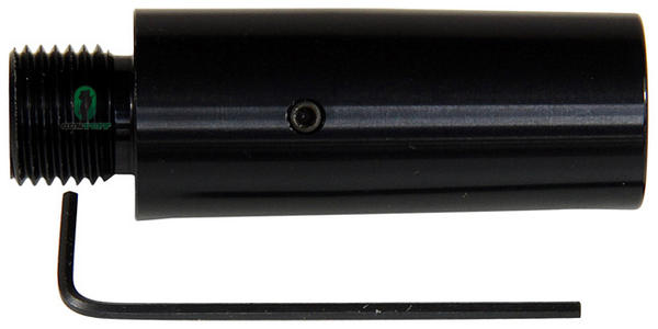 View Item GunTuff 1/2" UNF Silencer Moderator Adaptor -  Umarex 850 Air Magum 15.5mm