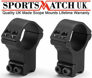 Sportsmatch HTO71C 30mm Tube 2 Piece Double Clamp Mounts Extra High Preview