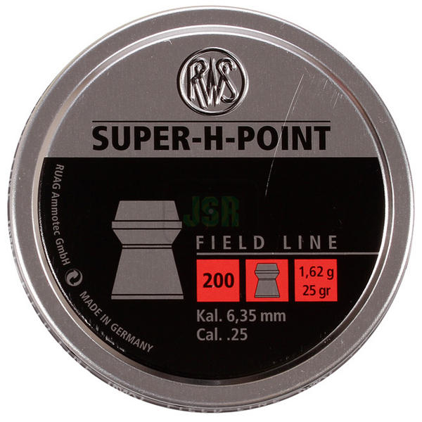 View Item RWS Super Hollow Point Pellets [.25] [200][ 25gr] 231 72 62