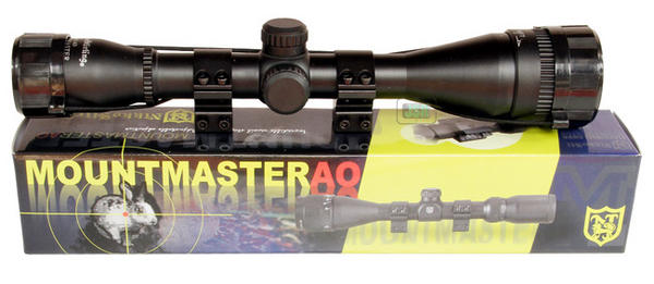 View Item Nikko Stirling Mountmaster 4x40 PX ADJ Riflescope With Mounts NMM440AO