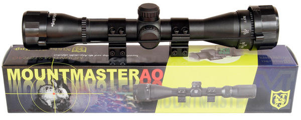 View Item Nikko Stirling Mountmaster 4x32 PX ADJ Riflescope With Mounts NMM432AO