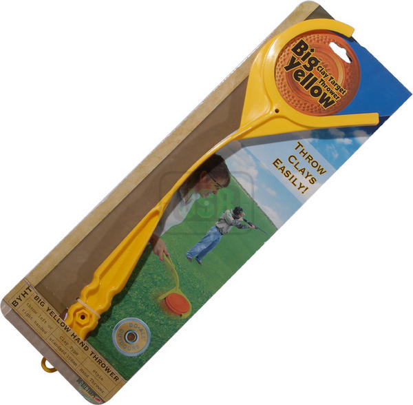 View Item Do All Outdoors Big Yellow Hand Clay Target Pigeon Thrower BYHT