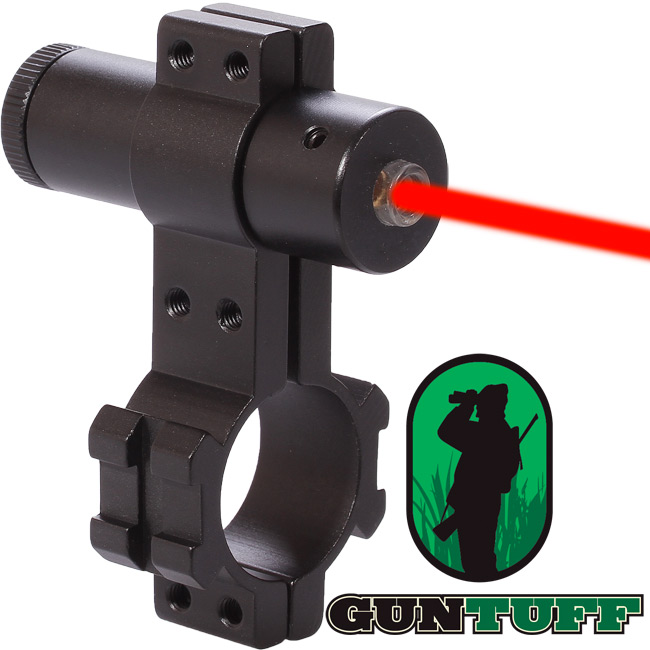 Red LASER POINT DOT Sight Tactical Air Rifle Pistol 1" Scope 11mm