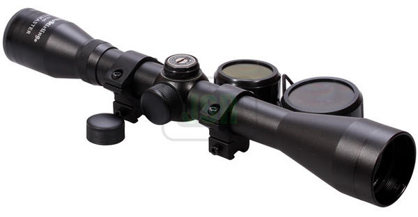 View Item Nikko Stirling Mountmaster 4x40 Riflescope With Mounts NMC440