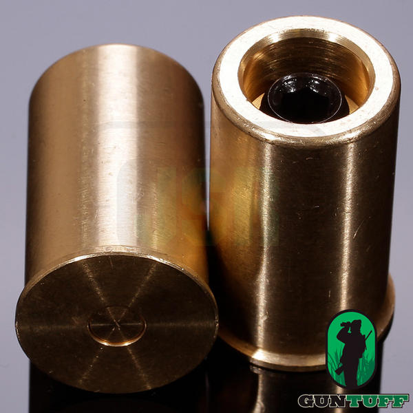 View Item GunTuff BRASS Snap Caps [2 Pack] 12, 20 & 410 Gauge
