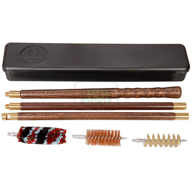 Shotgun Barrel WOOD CLEANING KIT 12g 12 Gauge Bore Rods Brushes Pull Through Mop eBay