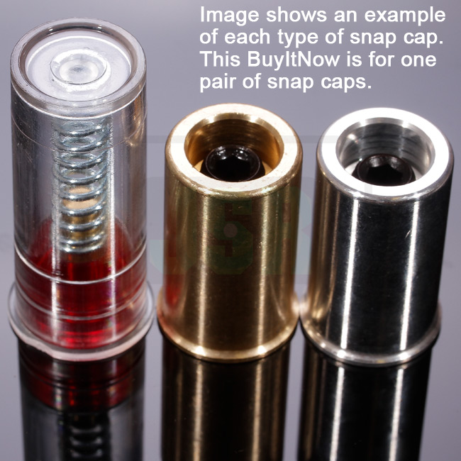 NEW SNAP CAPS 12 20 410 Gauge Brass Alloy Plastic 12g 20g Bore
