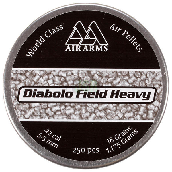 View Item Air Arms Diablo Field HEAVY Pellets [.22][5.52mm][250]