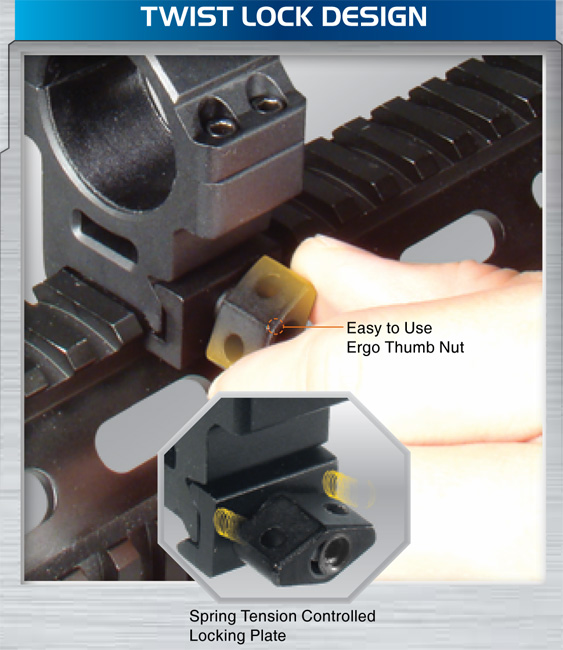 UTG Weaver Picatinny RIS Rifle Scope MOUNTS RINGS 1" 30mm Airsoft