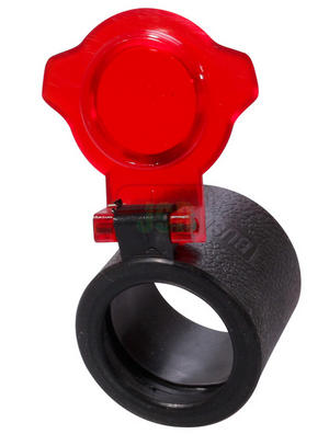 Quake Bushacker Flip Up Cover Filter Size 1 RED - Suits Mini Maglite (25.5 - 27mm) Preview
