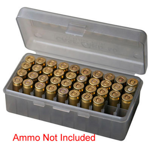 View Item MTM Case Gard 50 Ammo Case 45-44 Mag Pistol Ammo Case PL-4-41 