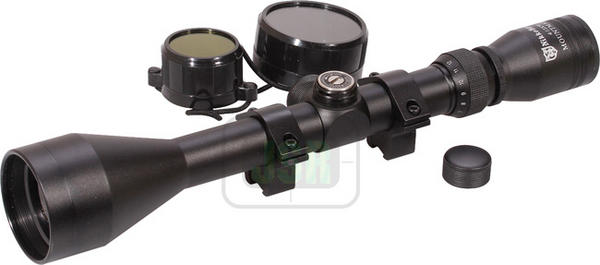 View Item Nikko Stirling Mountmaster 4-12x50 Riflescope With Mounts NMC41250