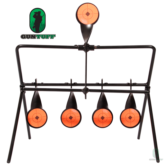 4 PACK GALLERY SWINGING TARGET Spinning Auto Reset Set Air Rifle