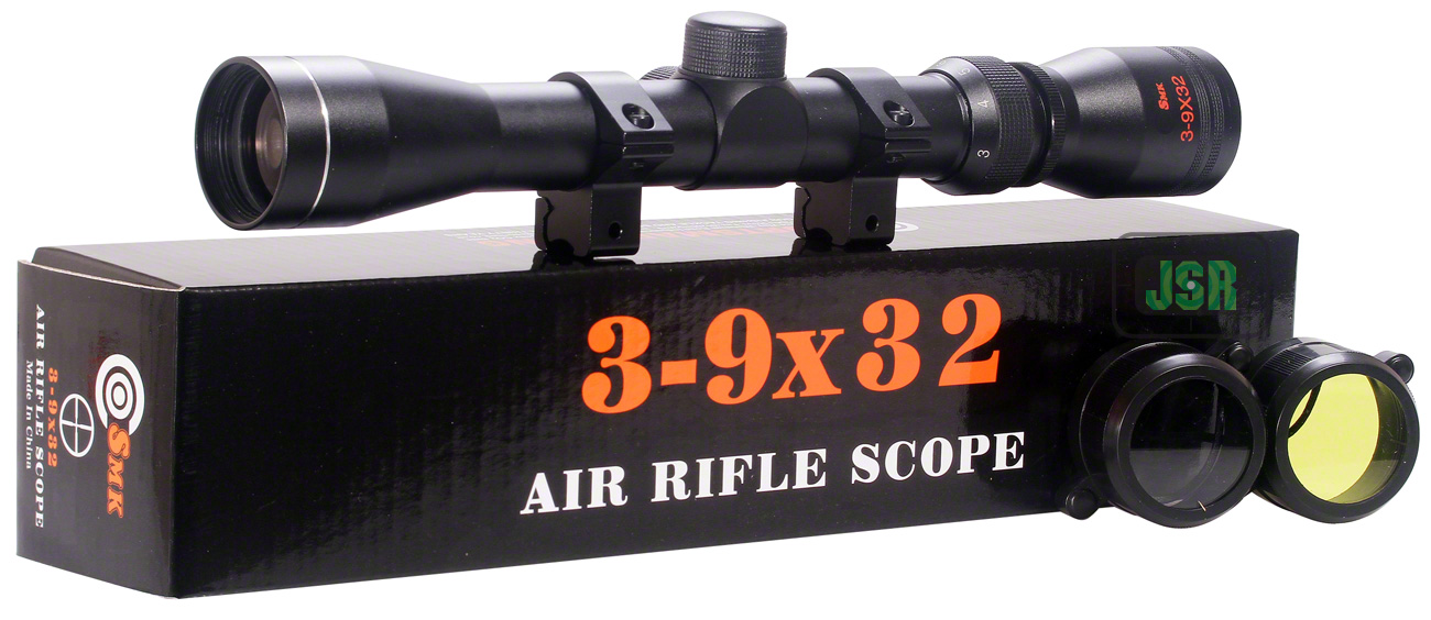 SMK 39x32 Zoom Air Rifle Scope + 11mm Dovetail Mount Telescopic Sight