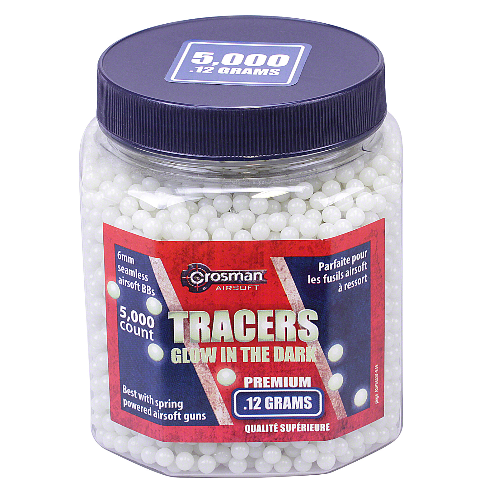 5000 Crosman TRACER 6mm .12g SOFT AIR Airsoft BB Pellet Glow In The