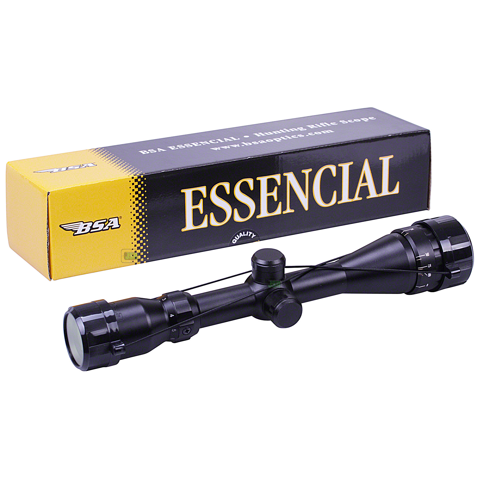 BSA 39x40 AO PX Adj Essential TELESCOPIC Air Gun Rifle SCOPE Sight Hunting