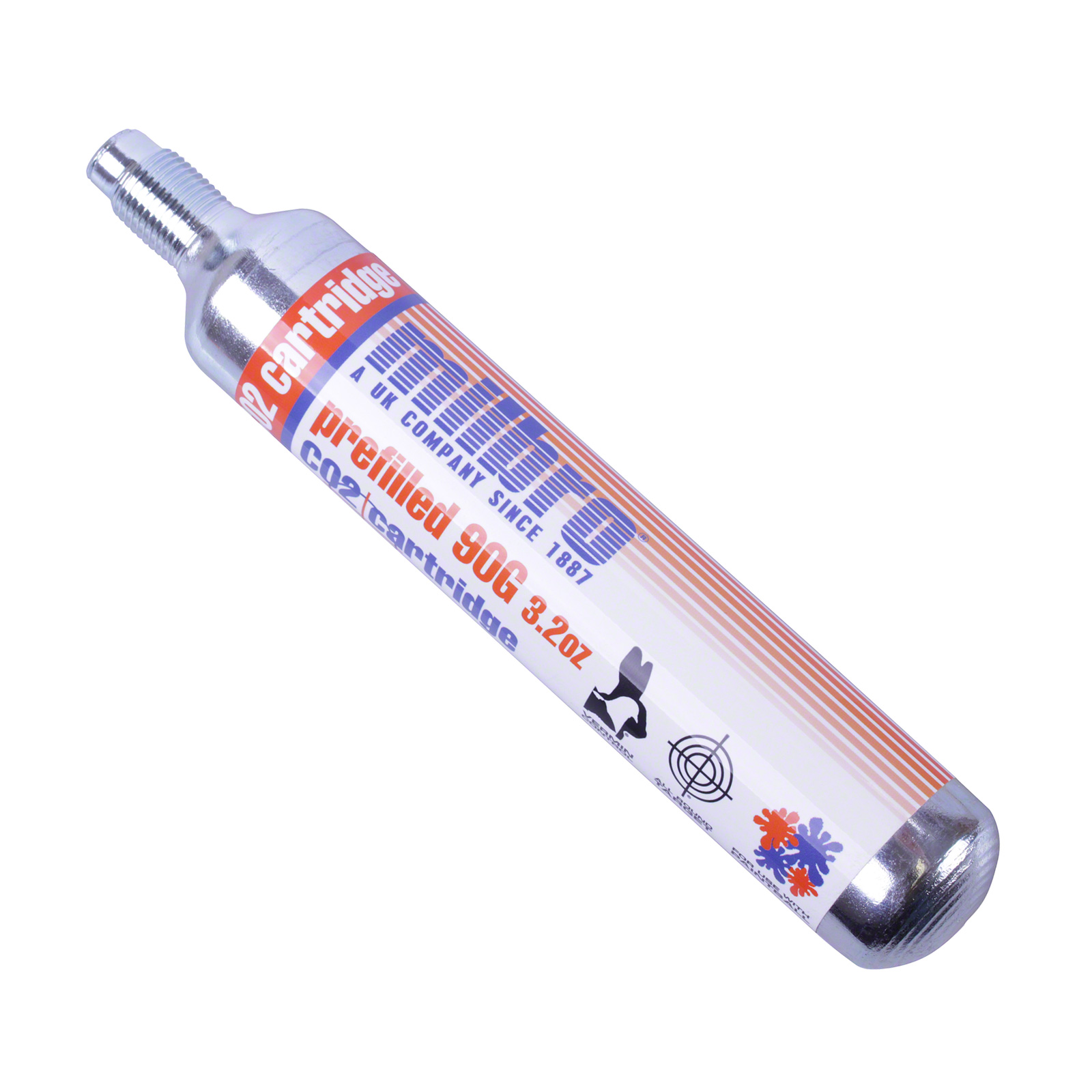 3 x MILBRO 88g Airsource Co2 Cartridge Paintball Airgun 88 gram Gas