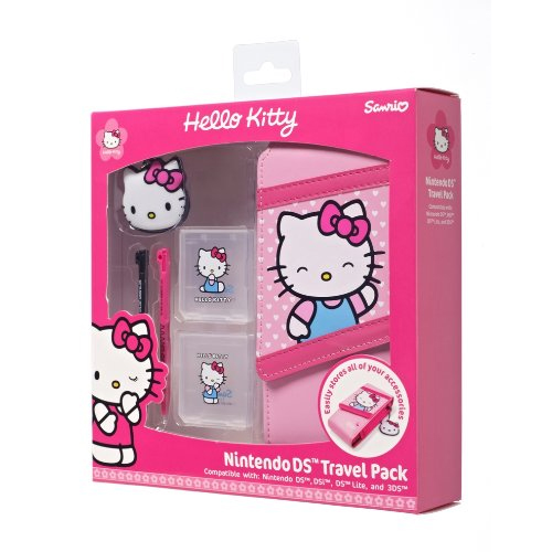 HELLO KITTY 7 IN 1 ACCESSORY KIT FOR NINTENDO 3DS DS LITE DSI GAHKC2