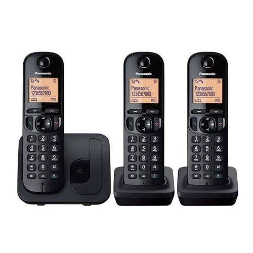 NEW PANASONIC KXTGC213 CORDLESS DECT TRIO HOME PHONE WITH CALL