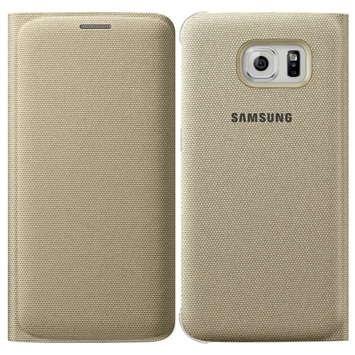 Official samsung galaxy s6 flip wallet cover gold look case official samsung galaxy s6 flip wallet cover gold latest slab