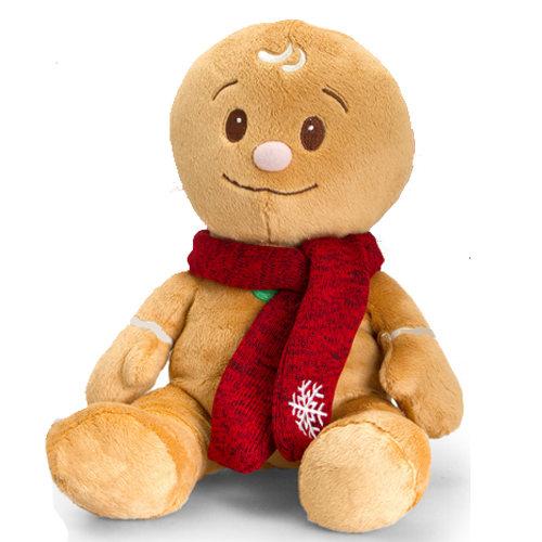 christmas gingerbread man soft toy