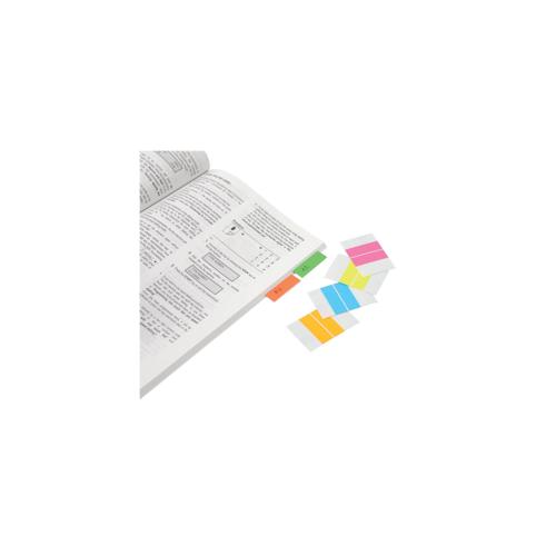 Index Tabs Self Adhesive Assorted Fluorescent 38mm [Pack 24] eBay