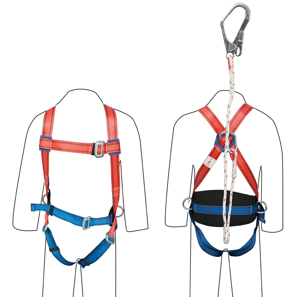GU5027 Silverline Restraint Kit Harness & Lanyard Safety Fall