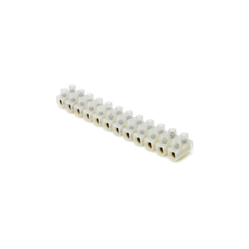 LEDSONE 12-Way Connector Strip – 3/5/6 Amp Electrical Choc Block Terminal (Orange/Grey) 4 thumbnail image