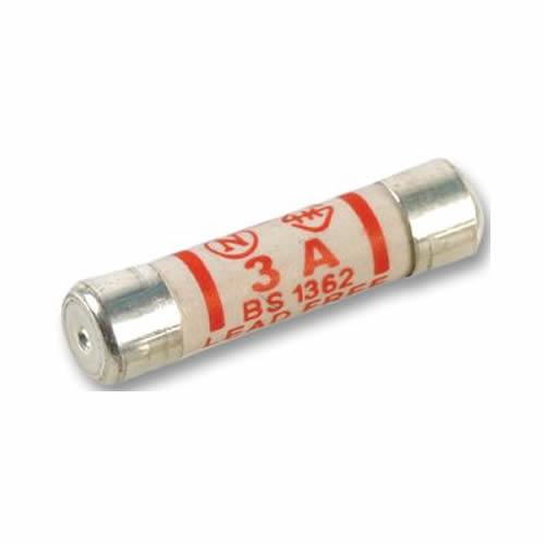 PC1938 3A UK DOMESTIC MAINS PLUG FUSES BS1362 25MM 1" x 5