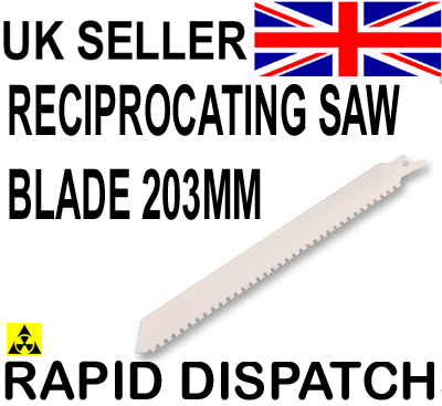 Bi-Metal Carbide Reciprocating Saw Blade 203 mm