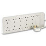View Item 10 Socket Gang Power Cord Extension 2 meters