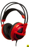 View Item SteelSeries Siberia V2 RED Fullsize Headset Mic PC