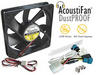 View Item Acousti DustPROOF 80mm Fan Low noise case cooling
