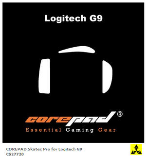Corepad Skatez Mouse Feet Logitech G9 G9X Mouseglidez Preview