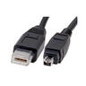 View Item Firewire 4 to 6 pin Cable 1 m IEEE1394 DV out to PC