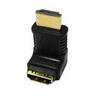 View Item HDMI Right Angle Video Adapter 24k Gold M-F 270 Degree