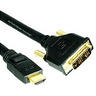 View Item HDMI to DVI Gold Cable v1.3 Video LCD HDTV Lead 3m