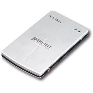 Icy Box 2.5" SATA USB2 Silver External HDD Caddy+ Pouch Preview