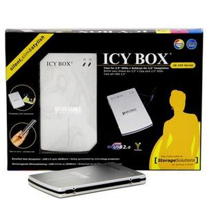 Icy Box 2.5" IDE/PATA USB2 Silver External HDD Caddy wi Preview