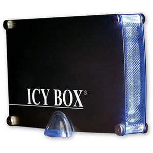 Icy Box 3.5" IDE/PATA USB2 Black External Hard Drive Caddy with Blue LED illumination IB-351U-B-BL Preview