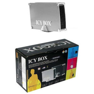 Icy Box 3.5" IDE/PATA USB2 & Firewire Silver External Hard Drive Caddy IB-351UE Preview