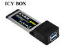 View Item Icy Box USB 3.0 Express Card Notebook Laptop IB-AC605
